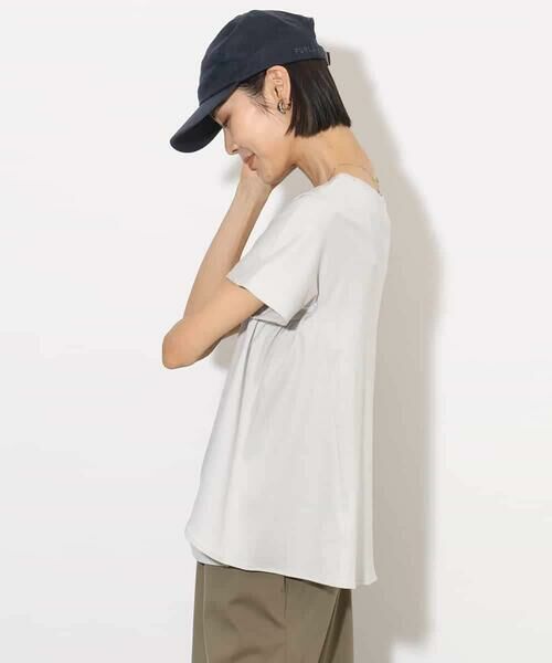 MICHEL KLEIN / ミッシェルクラン カットソー | [接触冷感]立体カットソー | 詳細18