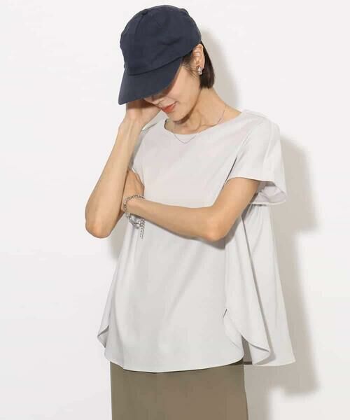 MICHEL KLEIN / ミッシェルクラン カットソー | [接触冷感]立体カットソー | 詳細19