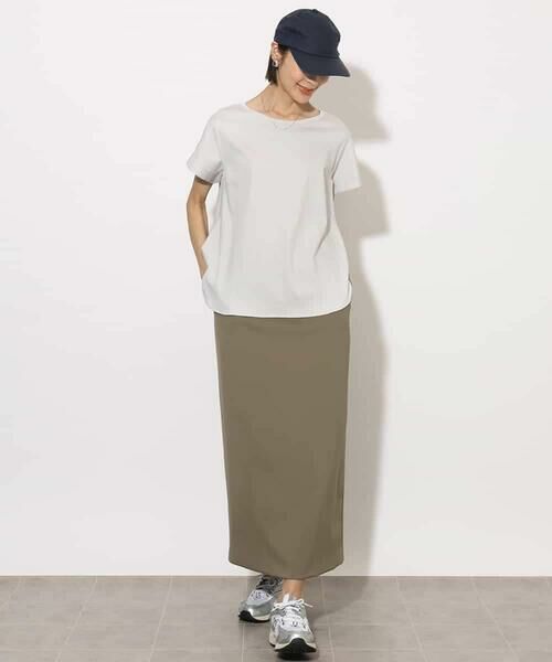 MICHEL KLEIN / ミッシェルクラン カットソー | [接触冷感]立体カットソー | 詳細20