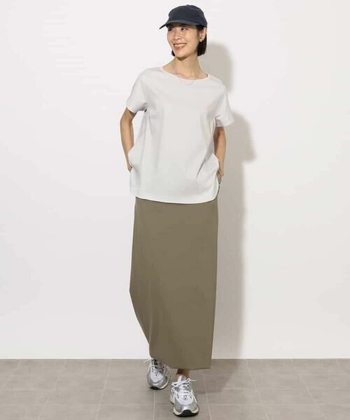 MICHEL KLEIN / ミッシェルクラン カットソー | [接触冷感]立体カットソー | 詳細21