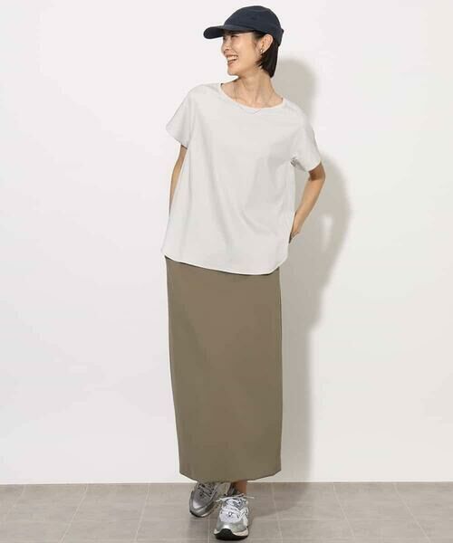 MICHEL KLEIN / ミッシェルクラン カットソー | [接触冷感]立体カットソー | 詳細22