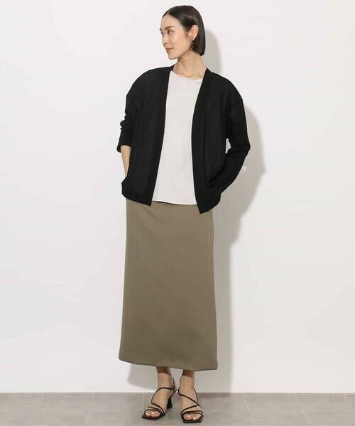 MICHEL KLEIN / ミッシェルクラン カットソー | [接触冷感]立体カットソー | 詳細24