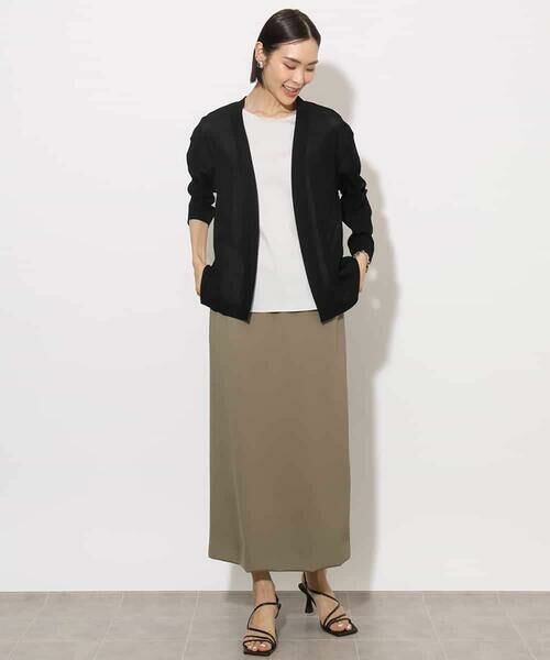 MICHEL KLEIN / ミッシェルクラン カットソー | [接触冷感]立体カットソー | 詳細25