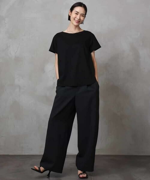 MICHEL KLEIN / ミッシェルクラン カットソー | [接触冷感]立体カットソー | 詳細27