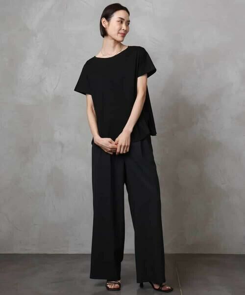 MICHEL KLEIN / ミッシェルクラン カットソー | [接触冷感]立体カットソー | 詳細28