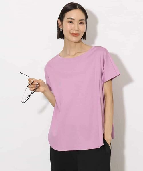 MICHEL KLEIN / ミッシェルクラン カットソー | [接触冷感]立体カットソー | 詳細7