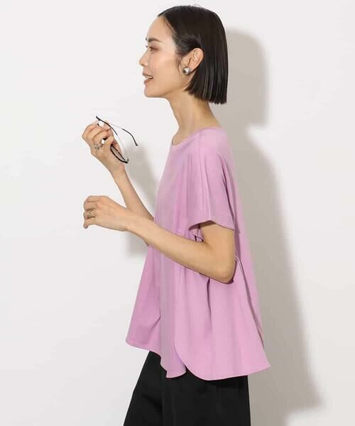 MICHEL KLEIN / ミッシェルクラン カットソー | [接触冷感]立体カットソー | 詳細9