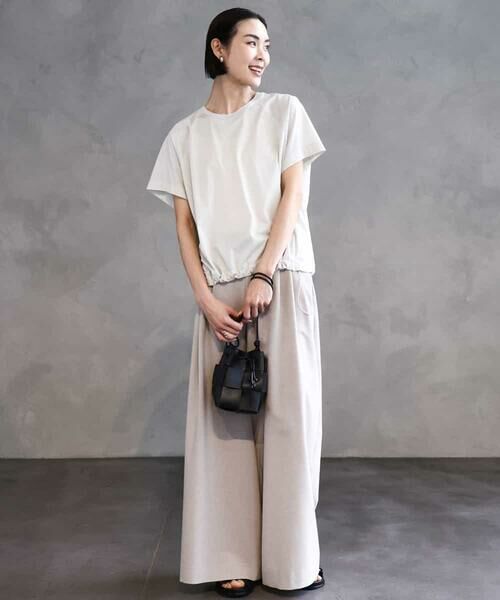 MICHEL KLEIN / ミッシェルクラン その他パンツ | タックワイドパンツ | 詳細20