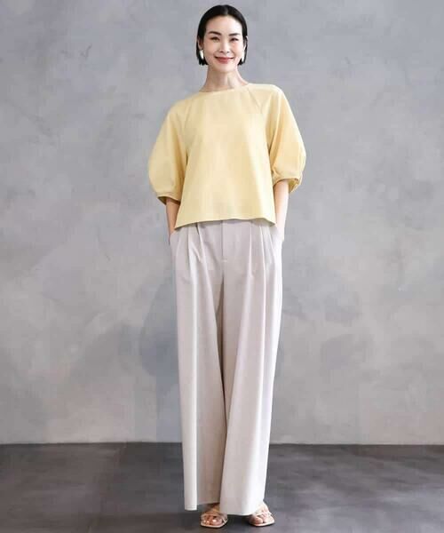 MICHEL KLEIN / ミッシェルクラン その他パンツ | タックワイドパンツ | 詳細23