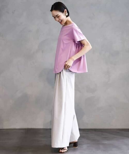 MICHEL KLEIN / ミッシェルクラン その他パンツ | タックワイドパンツ | 詳細27