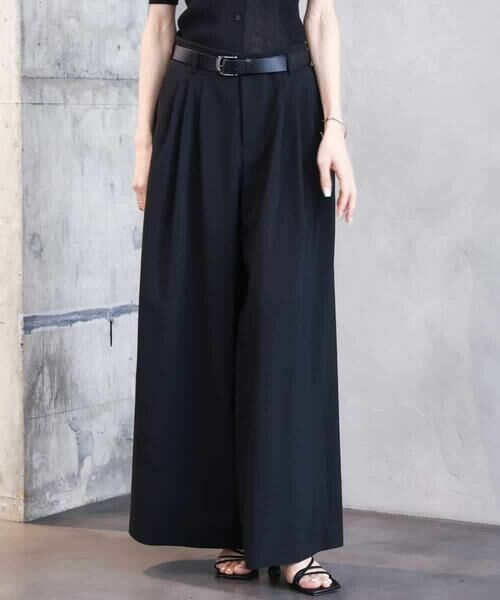 MICHEL KLEIN / ミッシェルクラン その他パンツ | タックワイドパンツ | 詳細30