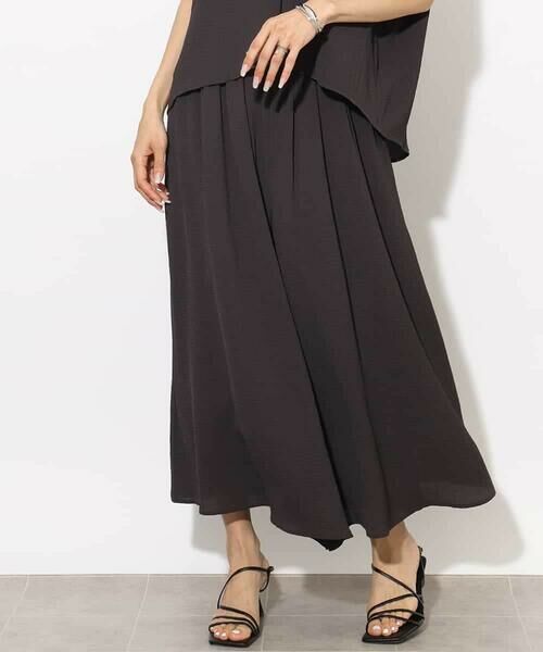 MICHEL KLEIN / ミッシェルクラン その他パンツ | [セットアップ対応]楊柳ギャザーワイドパンツ | 詳細12