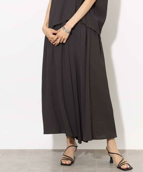 MICHEL KLEIN / ミッシェルクラン その他パンツ | [セットアップ対応]楊柳ギャザーワイドパンツ | 詳細13