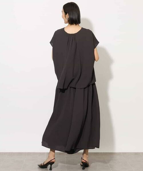 MICHEL KLEIN / ミッシェルクラン その他パンツ | [セットアップ対応]楊柳ギャザーワイドパンツ | 詳細17