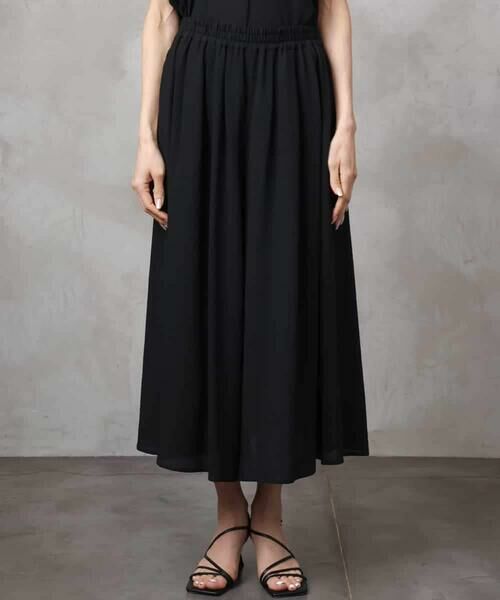 MICHEL KLEIN / ミッシェルクラン その他パンツ | [セットアップ対応]楊柳ギャザーワイドパンツ | 詳細18