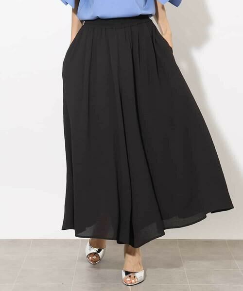 MICHEL KLEIN / ミッシェルクラン その他パンツ | [セットアップ対応]楊柳ギャザーワイドパンツ | 詳細6