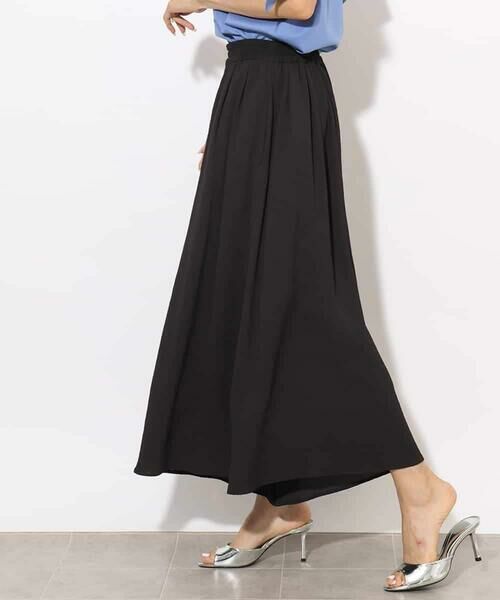 MICHEL KLEIN / ミッシェルクラン その他パンツ | [セットアップ対応]楊柳ギャザーワイドパンツ | 詳細8