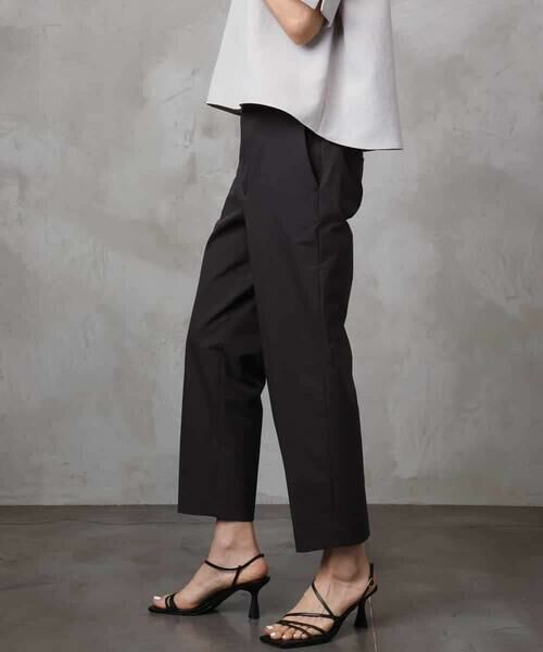 MICHEL KLEIN / ミッシェルクラン ショート・ハーフ・半端丈パンツ | [機能性素材]ストレッチツイルテーパードパンツ | 詳細1