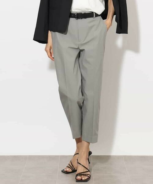 MICHEL KLEIN / ミッシェルクラン ショート・ハーフ・半端丈パンツ | [機能性素材]ストレッチツイルテーパードパンツ | 詳細20