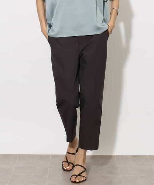 MICHEL KLEIN / ミッシェルクラン ショート・ハーフ・半端丈パンツ | [機能性素材]ストレッチツイルテーパードパンツ | 詳細9