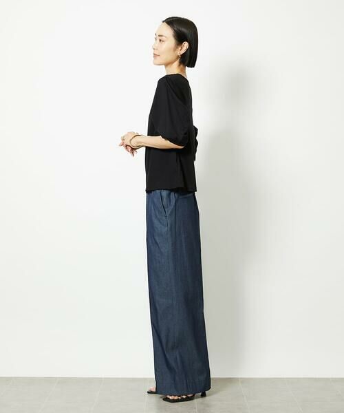 MICHEL KLEIN / ミッシェルクラン その他パンツ | ライトオンスデニムワイドパンツ | 詳細19