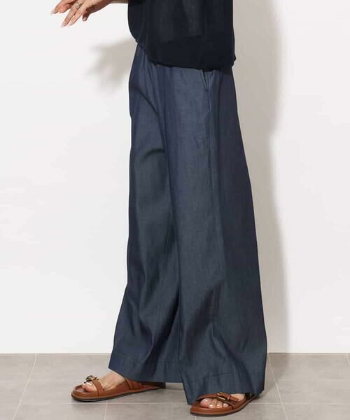 MICHEL KLEIN / ミッシェルクラン その他パンツ | ライトオンスデニムワイドパンツ | 詳細2