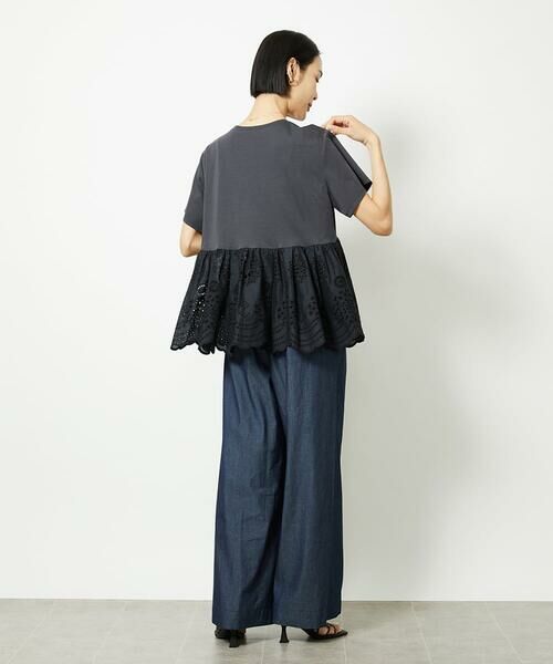 MICHEL KLEIN / ミッシェルクラン その他パンツ | ライトオンスデニムワイドパンツ | 詳細22