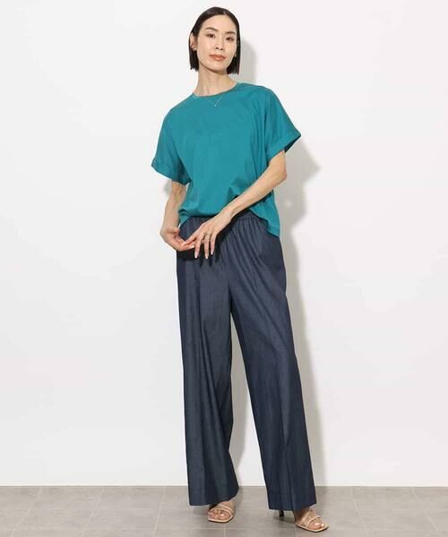 MICHEL KLEIN / ミッシェルクラン その他パンツ | ライトオンスデニムワイドパンツ | 詳細30