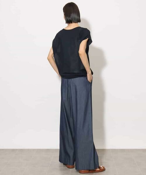 MICHEL KLEIN / ミッシェルクラン その他パンツ | ライトオンスデニムワイドパンツ | 詳細7