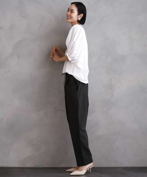 MICHEL KLEIN / ミッシェルクラン チノ・ワークパンツ | [機能性素材]ストレッチテーパードパンツ(セットアップ対応) | 詳細11