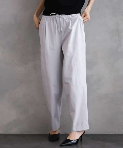 MICHEL KLEIN / ミッシェルクラン チノ・ワークパンツ | [機能性素材]ストレッチテーパードパンツ(セットアップ対応) | 詳細12