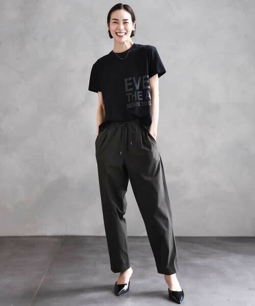 MICHEL KLEIN / ミッシェルクラン チノ・ワークパンツ | [機能性素材]ストレッチテーパードパンツ(セットアップ対応) | 詳細2