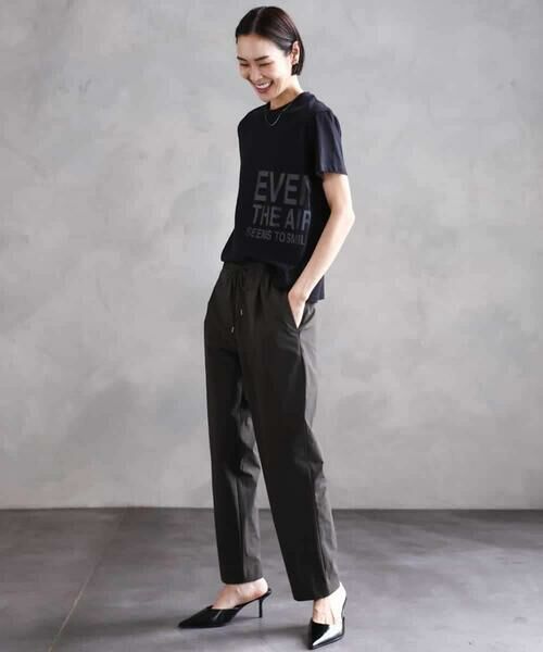 MICHEL KLEIN / ミッシェルクラン チノ・ワークパンツ | [機能性素材]ストレッチテーパードパンツ(セットアップ対応) | 詳細3