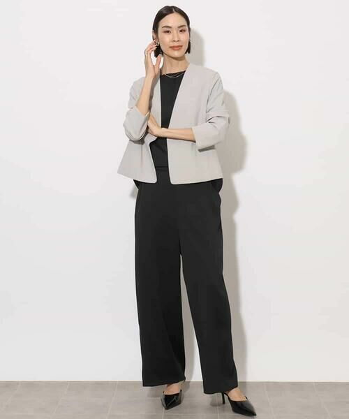 MICHEL KLEIN / ミッシェルクラン その他パンツ | [セットアップ対応]サテンワイドパンツ | 詳細25