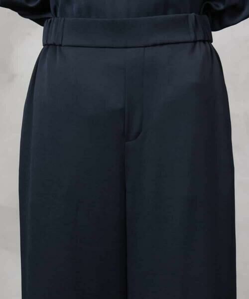 MICHEL KLEIN / ミッシェルクラン その他パンツ | [セットアップ対応]サテンワイドパンツ | 詳細7