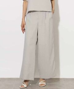 MICHEL KLEIN / ミッシェルクラン その他パンツ | [機能性素材]ドライワイドパンツ(セットアップ対応)