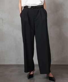 MICHEL KLEIN / ミッシェルクラン その他パンツ | [機能性素材]ドライワイドパンツ(セットアップ対応)