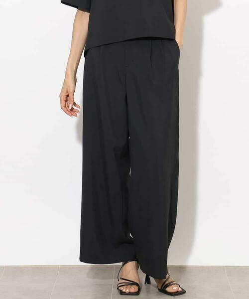 MICHEL KLEIN / ミッシェルクラン その他パンツ | [機能性素材]ドライワイドパンツ(セットアップ対応) | 詳細10