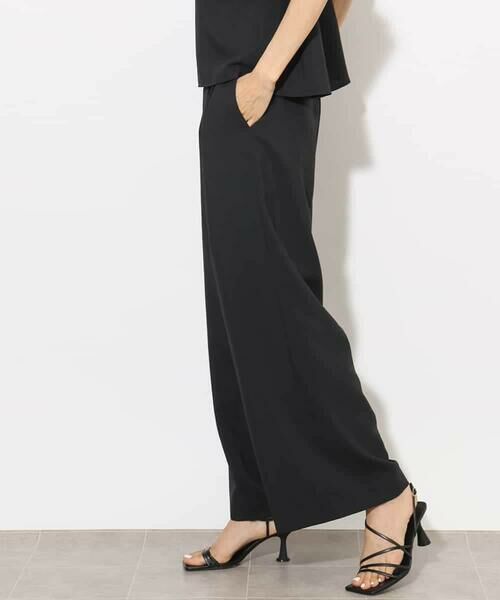 MICHEL KLEIN / ミッシェルクラン その他パンツ | [機能性素材]ドライワイドパンツ(セットアップ対応) | 詳細11