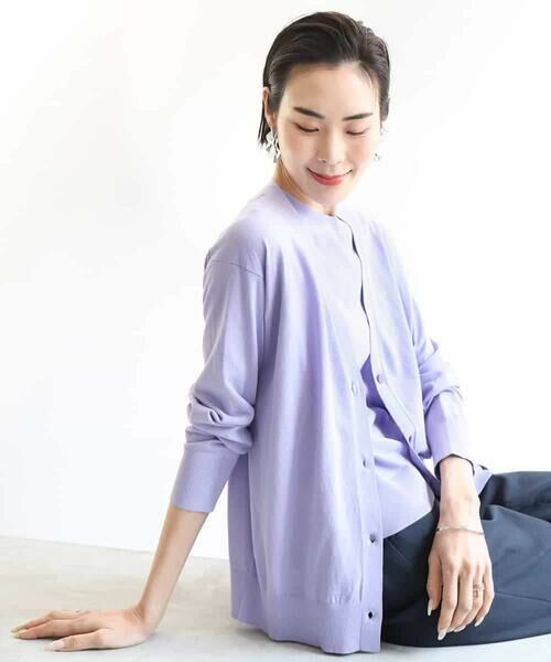 MICHEL KLEIN / ミッシェルクラン カーディガン・ボレロ | [アンサンブル対応/接触冷感]Vネックニットカーディガン | 詳細18