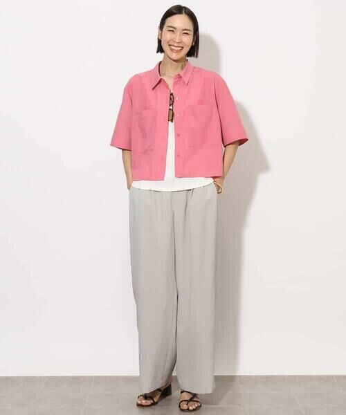 MICHEL KLEIN / ミッシェルクラン シャツ・ブラウス | [セットアップ対応]フレンチリネンシャツ | 詳細12