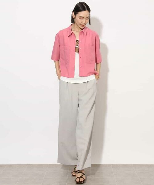 MICHEL KLEIN / ミッシェルクラン シャツ・ブラウス | [セットアップ対応]フレンチリネンシャツ | 詳細13