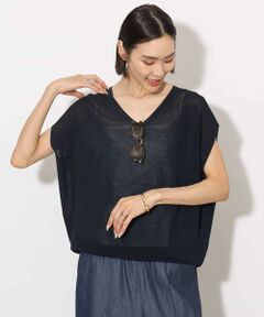 MICHEL KLEIN / ミッシェルクラン ニット・セーター | [ホールガーメント]コクーンVネックニット