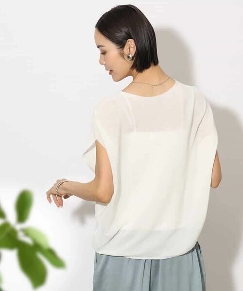 MICHEL KLEIN / ミッシェルクラン ニット・セーター | [ホールガーメント]コクーンVネックニット | 詳細10