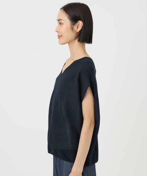 MICHEL KLEIN / ミッシェルクラン ニット・セーター | [ホールガーメント]コクーンVネックニット | 詳細17