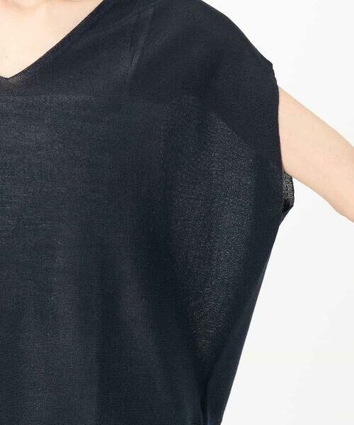 MICHEL KLEIN / ミッシェルクラン ニット・セーター | [ホールガーメント]コクーンVネックニット | 詳細20