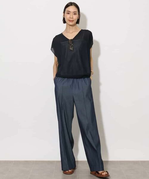 MICHEL KLEIN / ミッシェルクラン ニット・セーター | [ホールガーメント]コクーンVネックニット | 詳細4