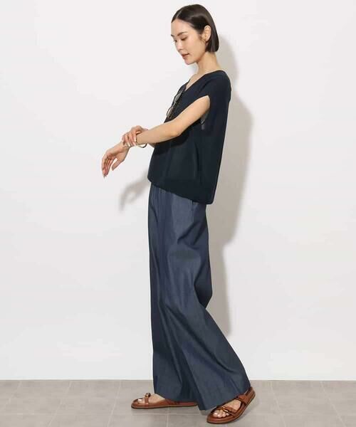 MICHEL KLEIN / ミッシェルクラン ニット・セーター | [ホールガーメント]コクーンVネックニット | 詳細7