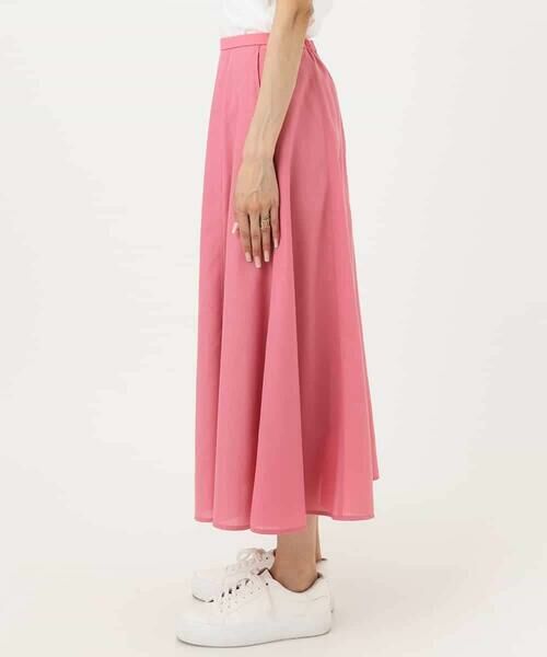 MICHEL KLEIN / ミッシェルクラン ロング・マキシ丈スカート | [セットアップ対応]フレンチリネンフフレアースカート | 詳細12