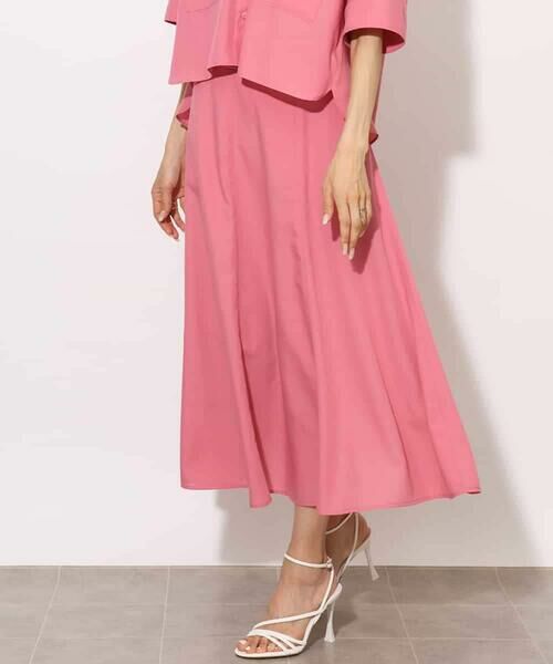 MICHEL KLEIN / ミッシェルクラン ロング・マキシ丈スカート | [セットアップ対応]フレンチリネンフフレアースカート | 詳細2